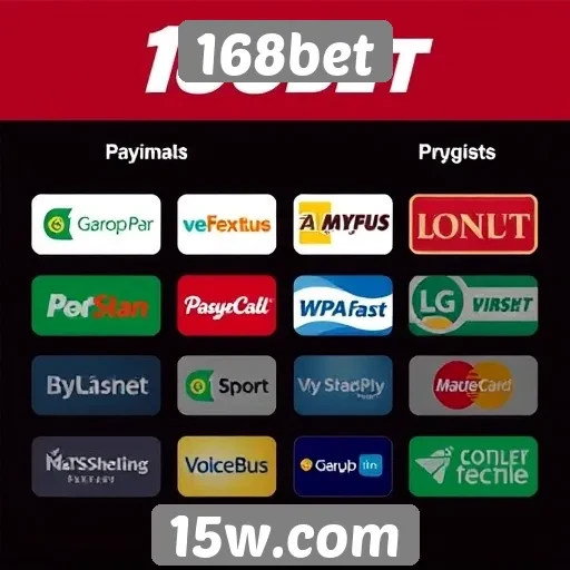 Métodos de pagamento disponíveis no 168bet